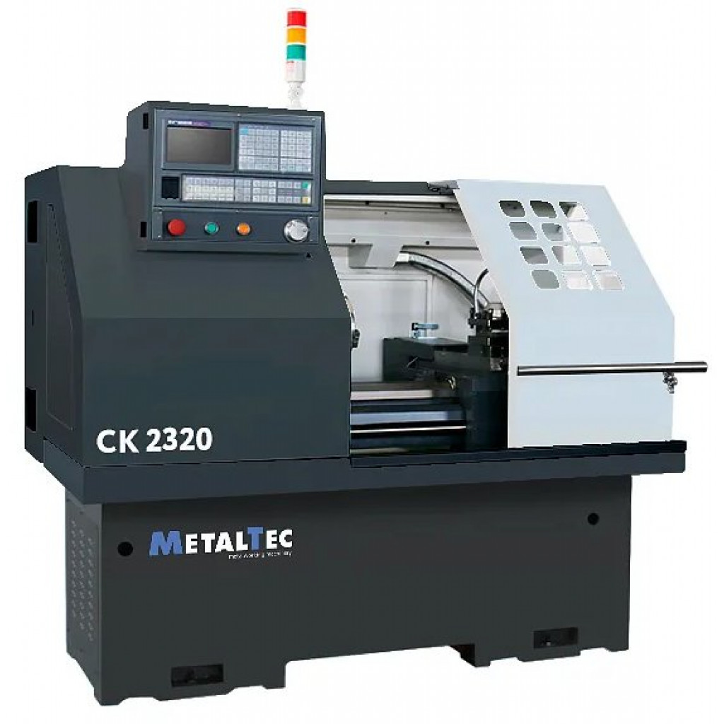 MetalTec CK 2320 токарный станок c ЧПУ с прямой станиной (мех. патрон)