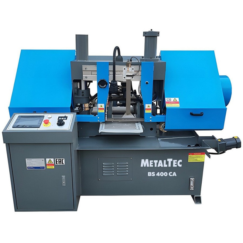 MetalTec BS 400 ZA автоматический колонный ленточнопильный станок с поворотом до 60°