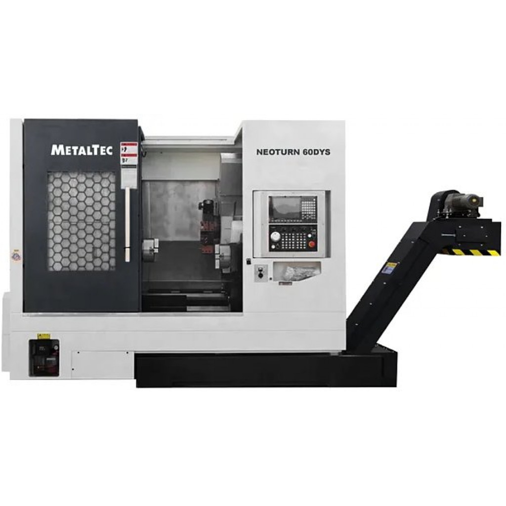 MetalTec NeoTurn 60DYS (Fanuc) - Токарный станок ЧПУ с наклонной станиной и противошпинделем