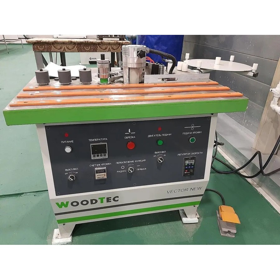 Кромкооблицовочный станок с ручной подачей WoodTec VECTOR NEW — изображение 2