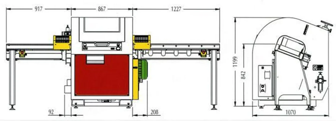 Автоматические торцовочные станки QUADRO CFS-100, CFS-100 MAX