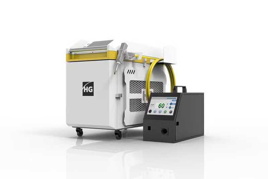 Аппарат для ручной лазерной сварки, резки и очистки HUGONG HGLW-3000EW (dual wire)