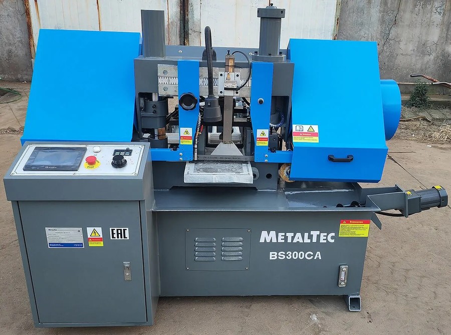 MetalTec BS 300 ZA автоматический колонный ленточнопильный станок с поворотом до 60° — изображение 4