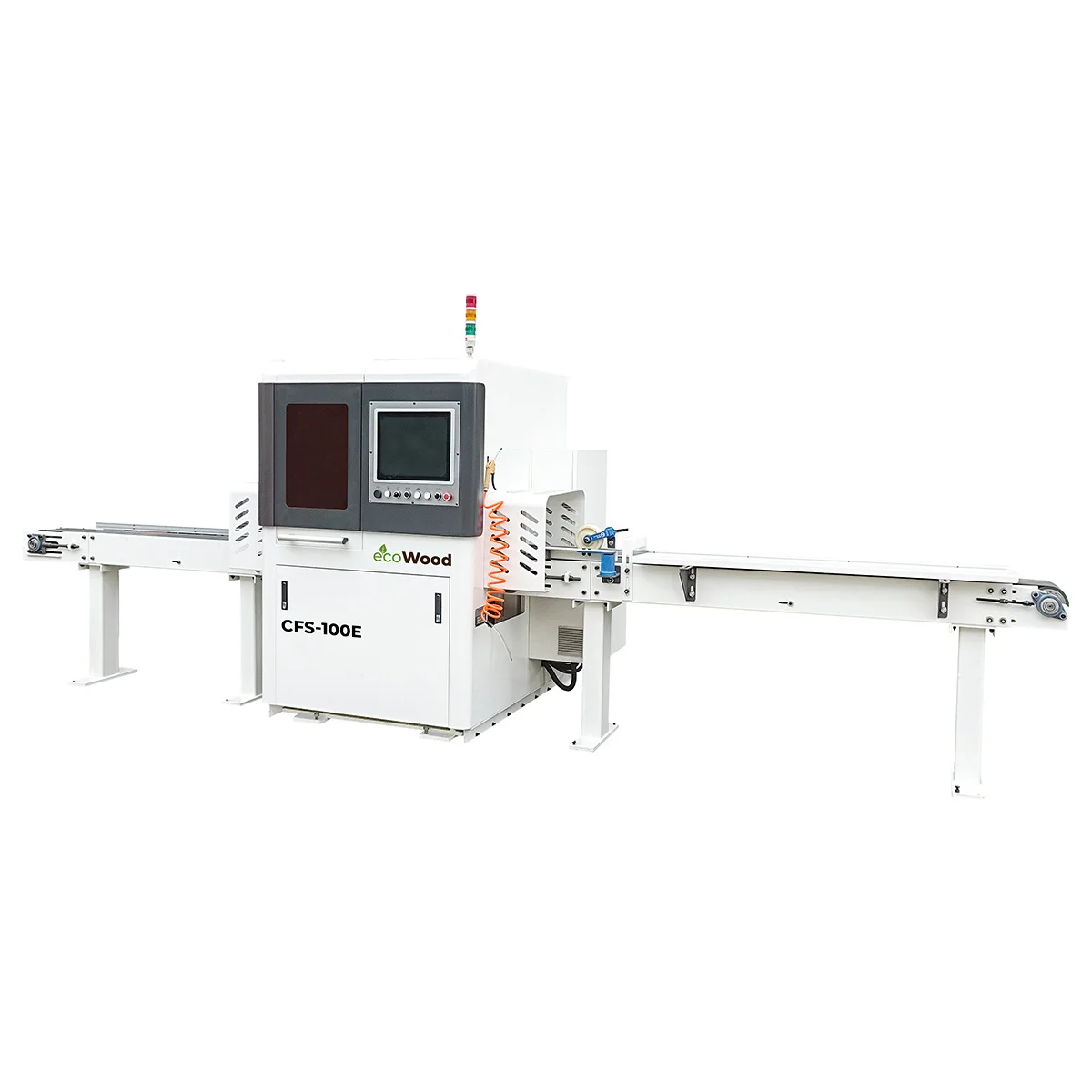 Автоматический станок для вырезки дефектов и торцовки EcoWood CFS-100E