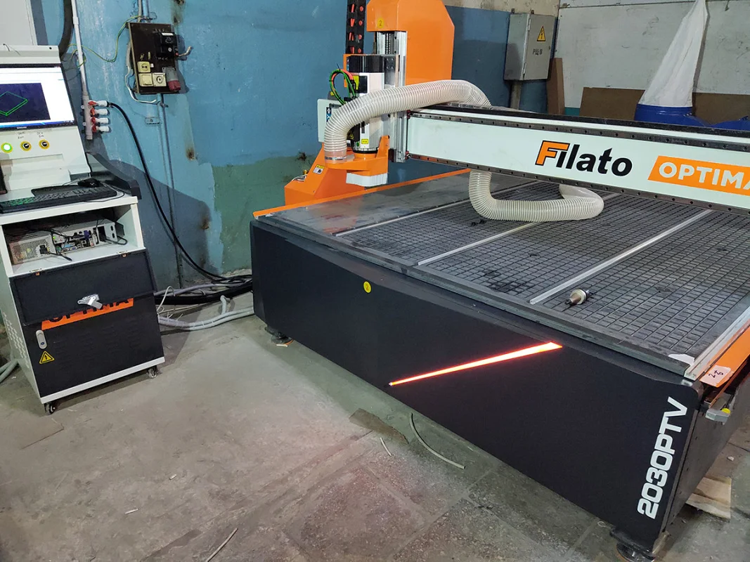 Фрезерно-гравировальный станок с ЧПУ Filato Optima 1325 PTV-E — изображение 4