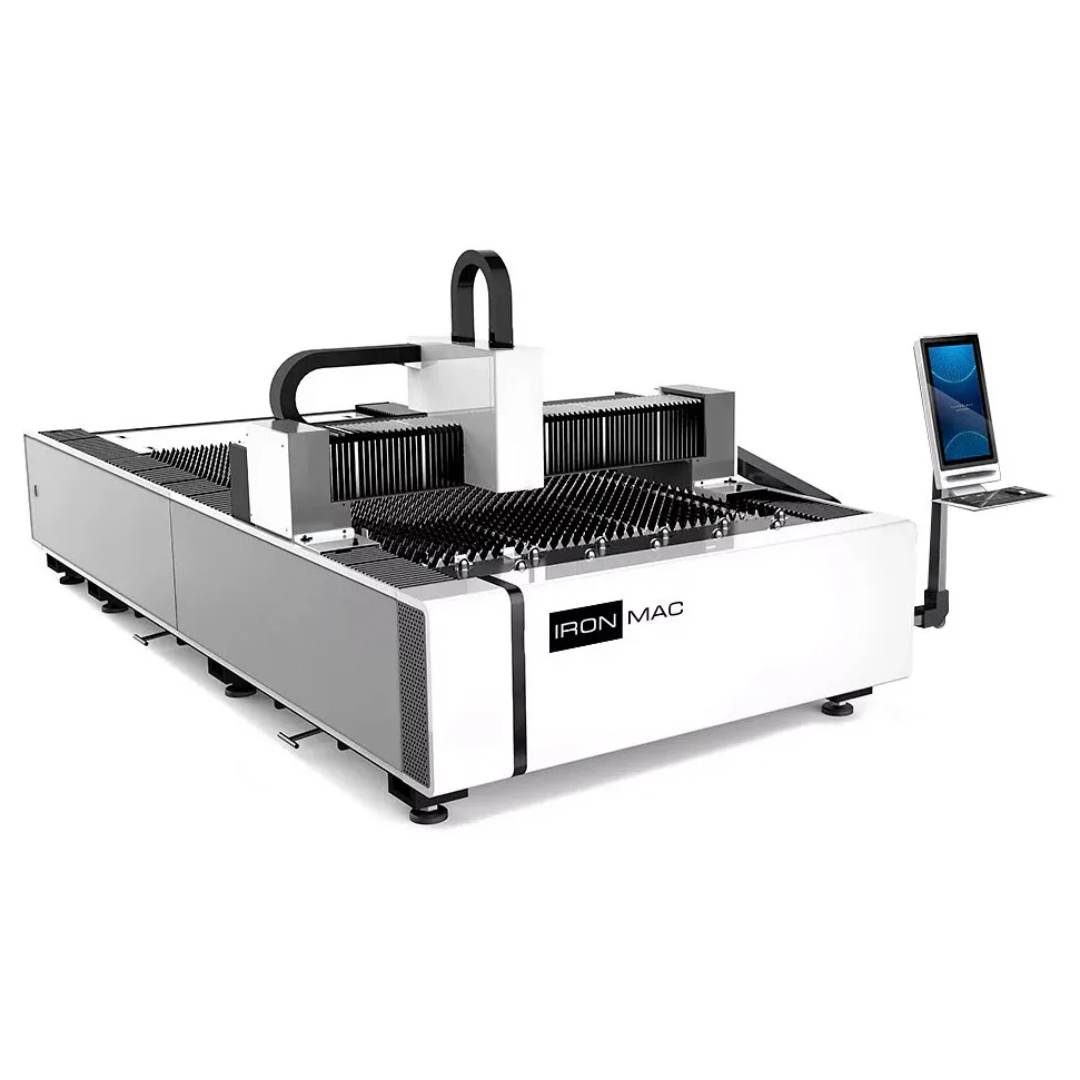 Оптоволоконная установка лазерного раскроя IRONMAC 3015C 3000W
