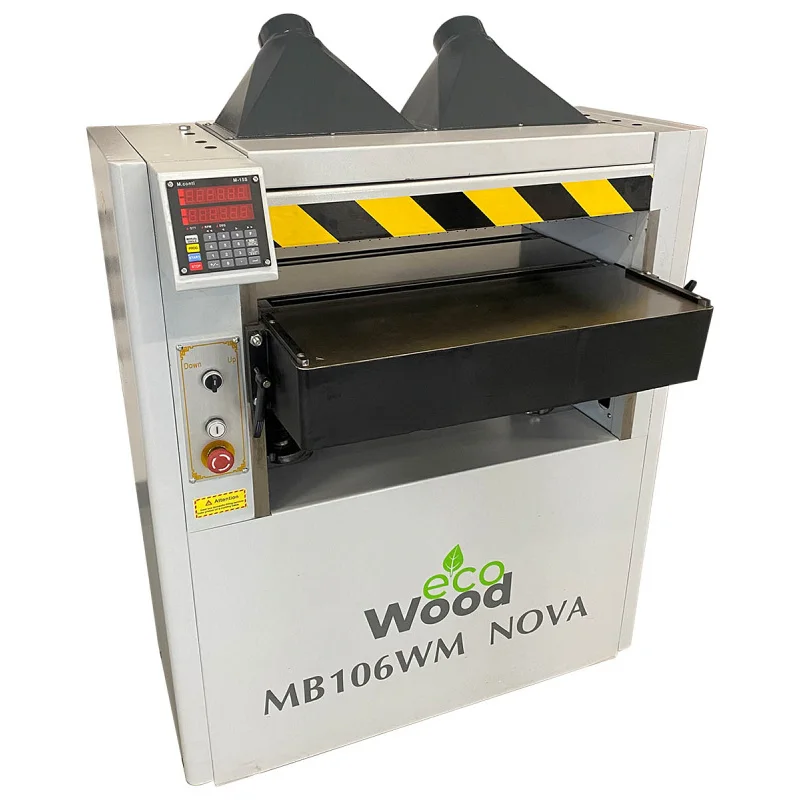Рейсмусовый станок со спиральным валом и электроподъемом стола EcoWood МВ 104WМ Nova
