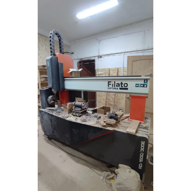 Трёхосевой токарно-фрезерный станок с ЧПУ Filato RD-1500/300E с компьютером БУ