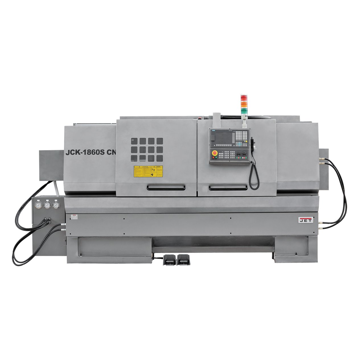 Токарный станок с ЧПУ JET JCK-1640S CNC (Siemens, ручн. патрон, 6-ти поз. рев. голова) — изображение 5