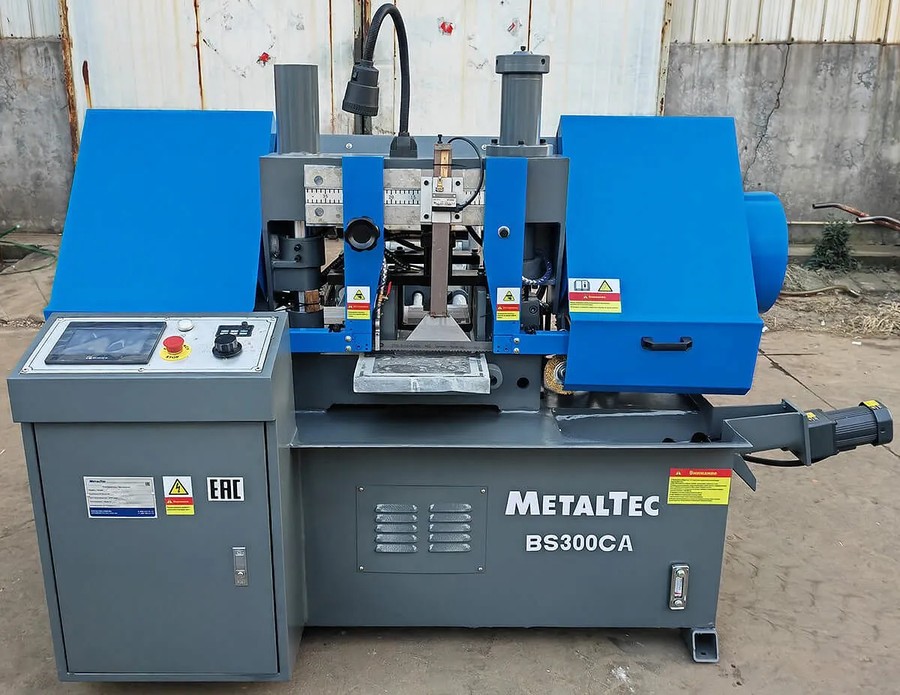 MetalTec BS 300 ZA автоматический колонный ленточнопильный станок с поворотом до 60° — изображение 9
