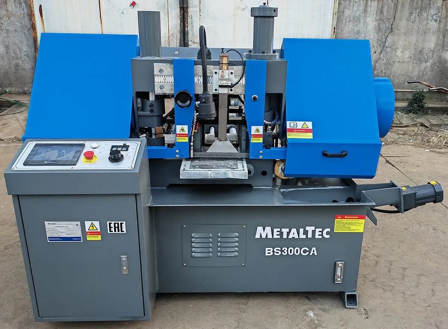 MetalTec BS 300 ZA автоматический колонный ленточнопильный станок с поворотом до 60° — изображение 12